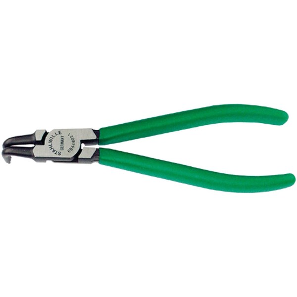Circlip plier SizeJ 01 L.130 mm tool tip-d.0, 9 mm head polished handles dip-coated
